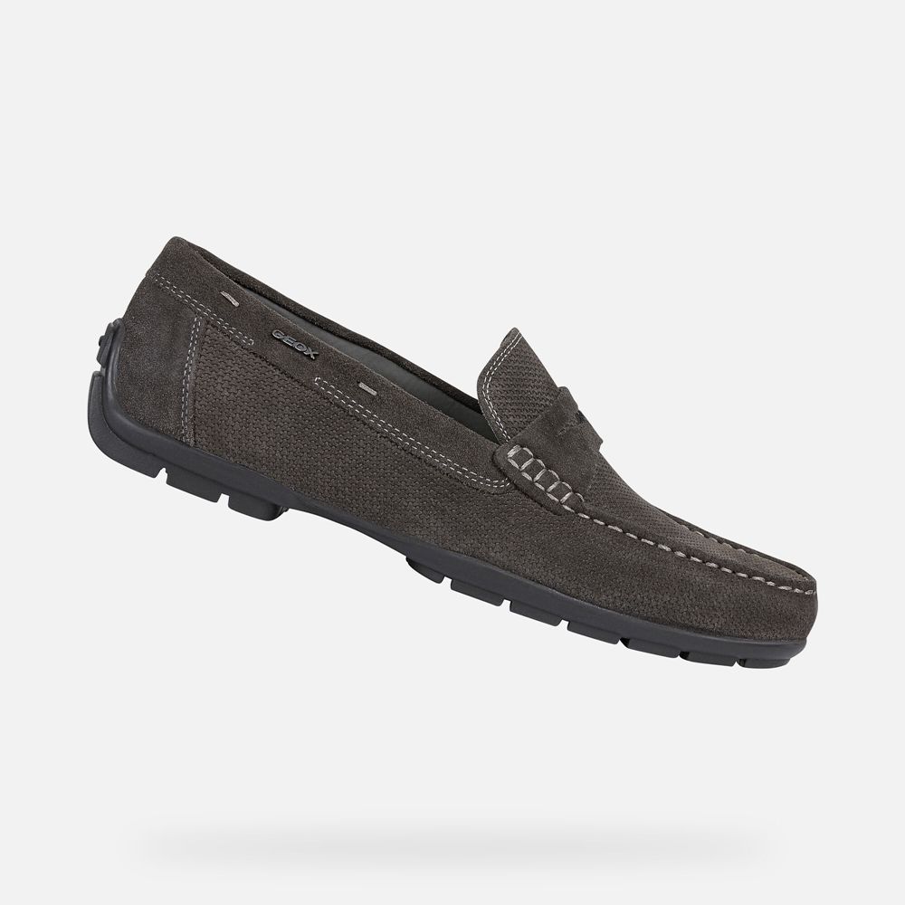 Geox Erkek Loafers Koyu Zeytin Yeşili - Moner 2Fit - ENS-047526